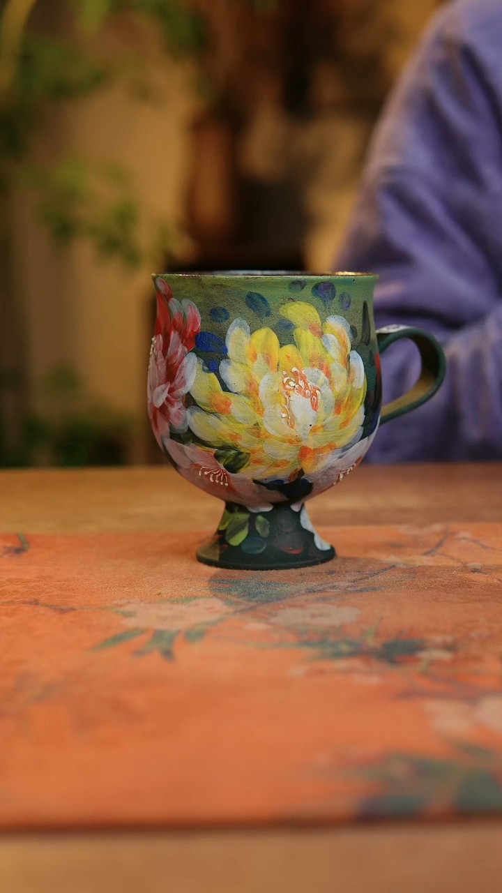 【闪购商品】瓷片1901景德镇手工手绘釉下彩高温瓷