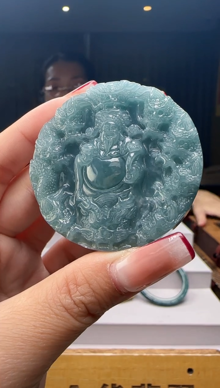 颈饰未镶嵌翡翠多样性发其一YL@@60B7J07093