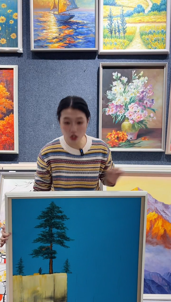 【闪购商品】油画46号70*100 风景-手绘油画