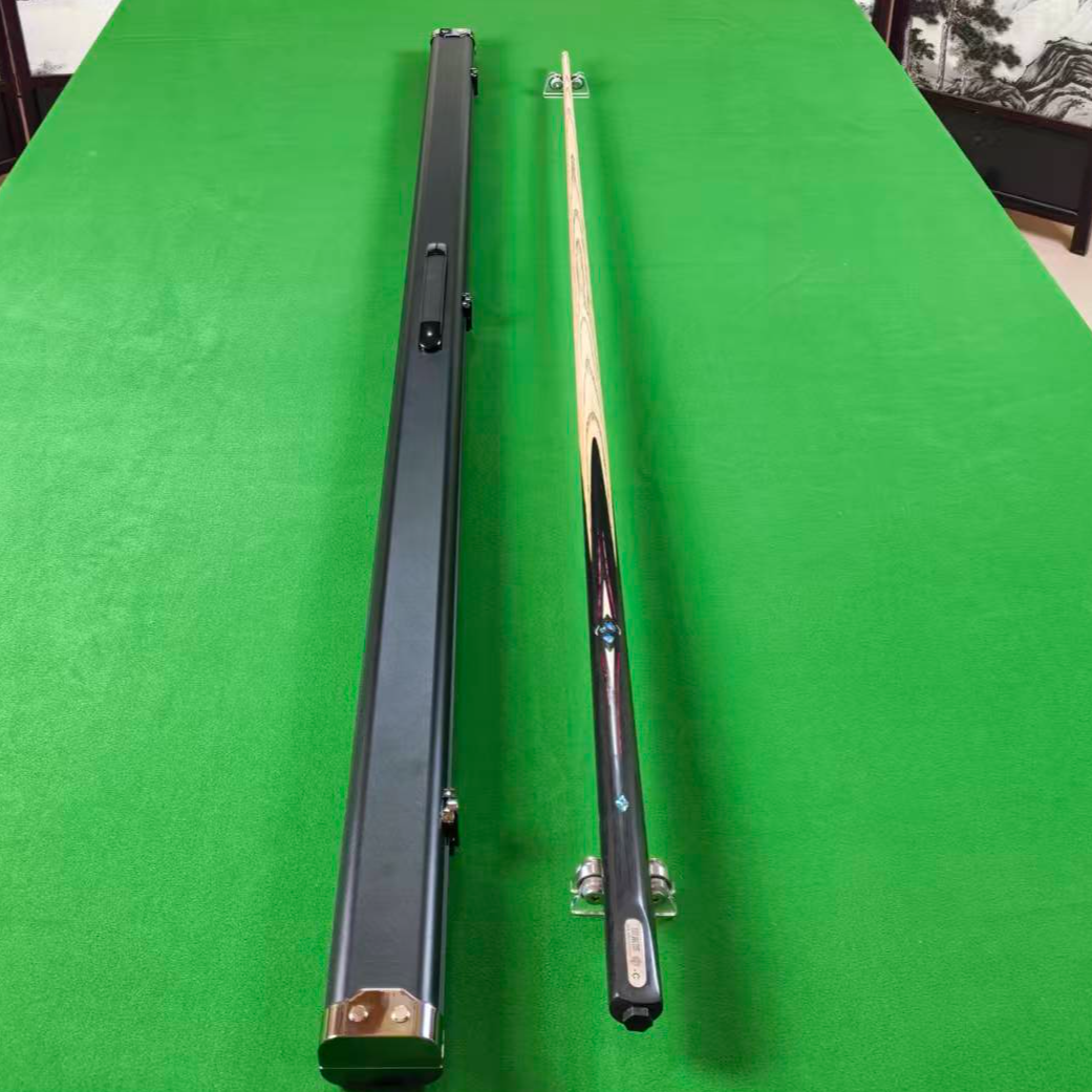 纯手工免漆镶嵌一体小头台球杆适用于黑八中式英八斯诺克