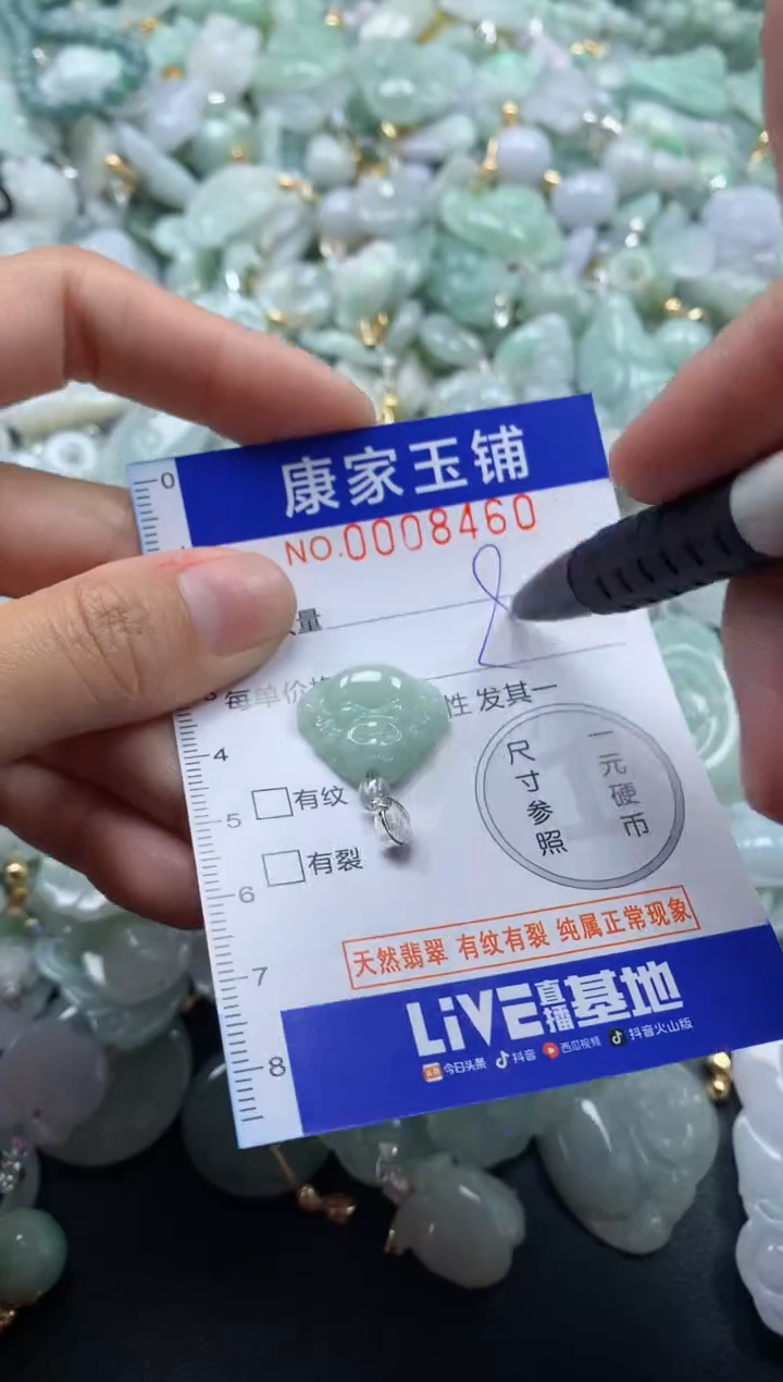 颈饰未镶嵌翡翠8460