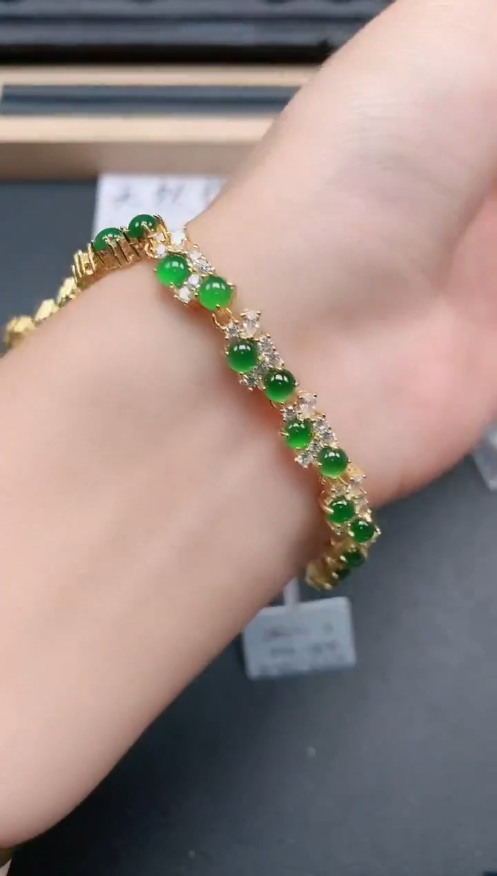 翡翠戒指银S925镶嵌11111