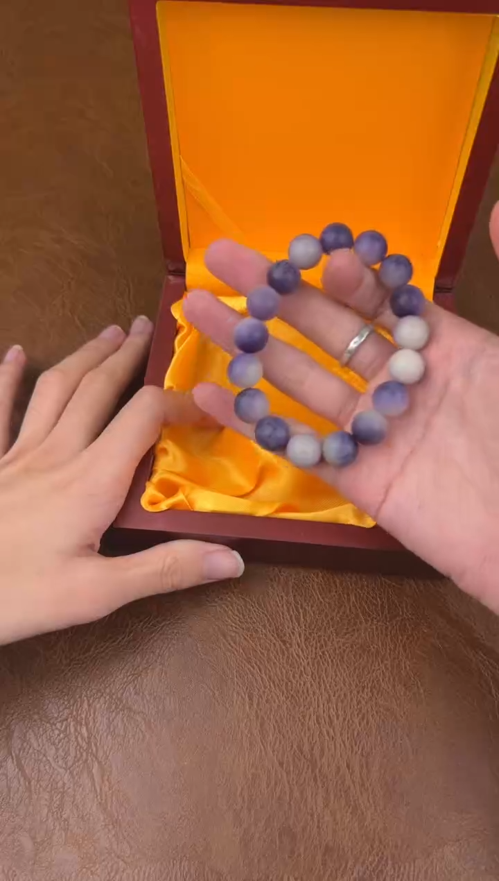 紫白菩提单圈手串闲得文玩阁商品链接@@ys1005