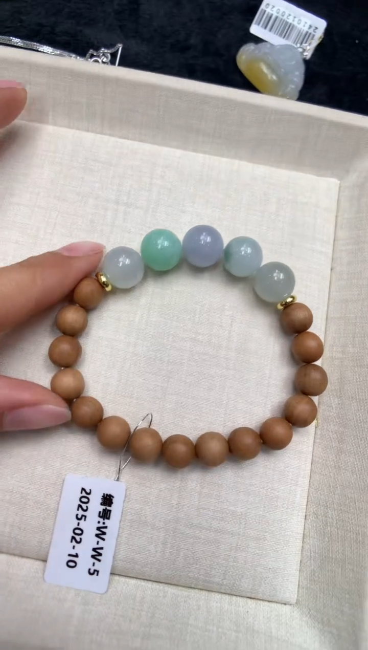 【闪购商品】翡翠手链未镶嵌手串