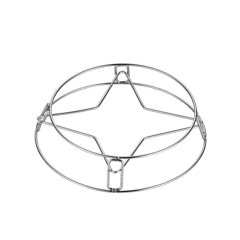 加厚加固不锈钢厨房防烫隔热锅架大小锅架锅具放锅架子收纳置物架