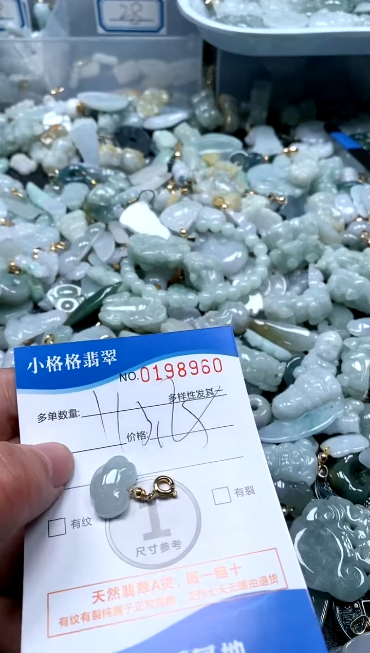 【闪购商品】翡翠颈饰未镶嵌闪购商品0198960