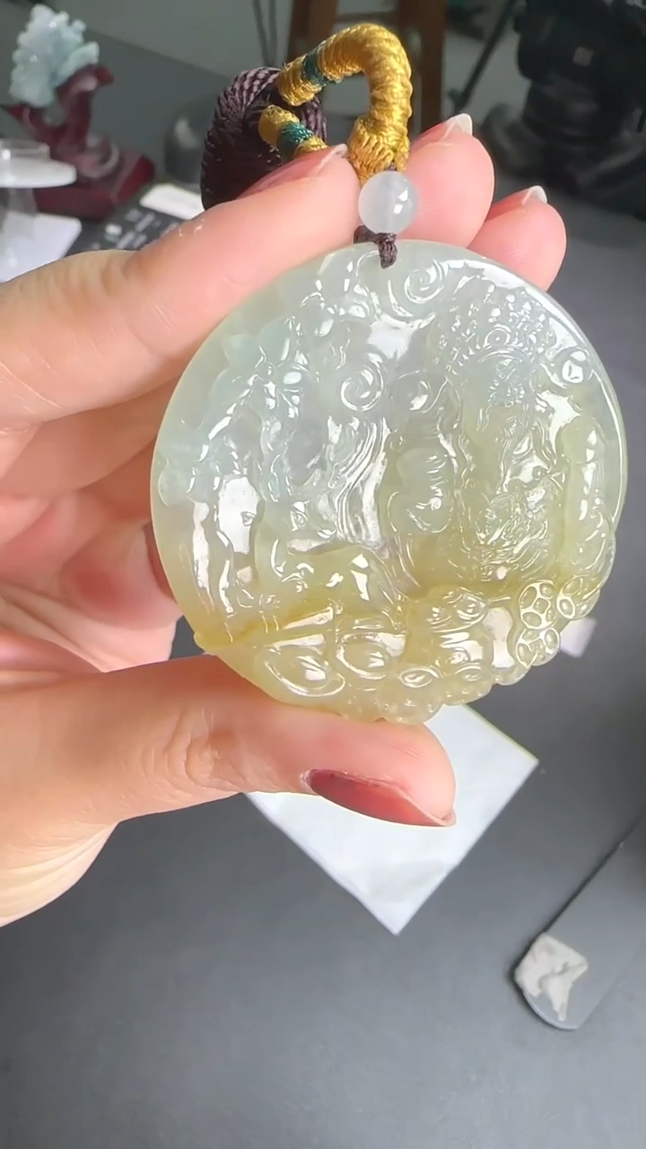 吊坠(不含链)未镶嵌翡翠JJD1223190多样性发一