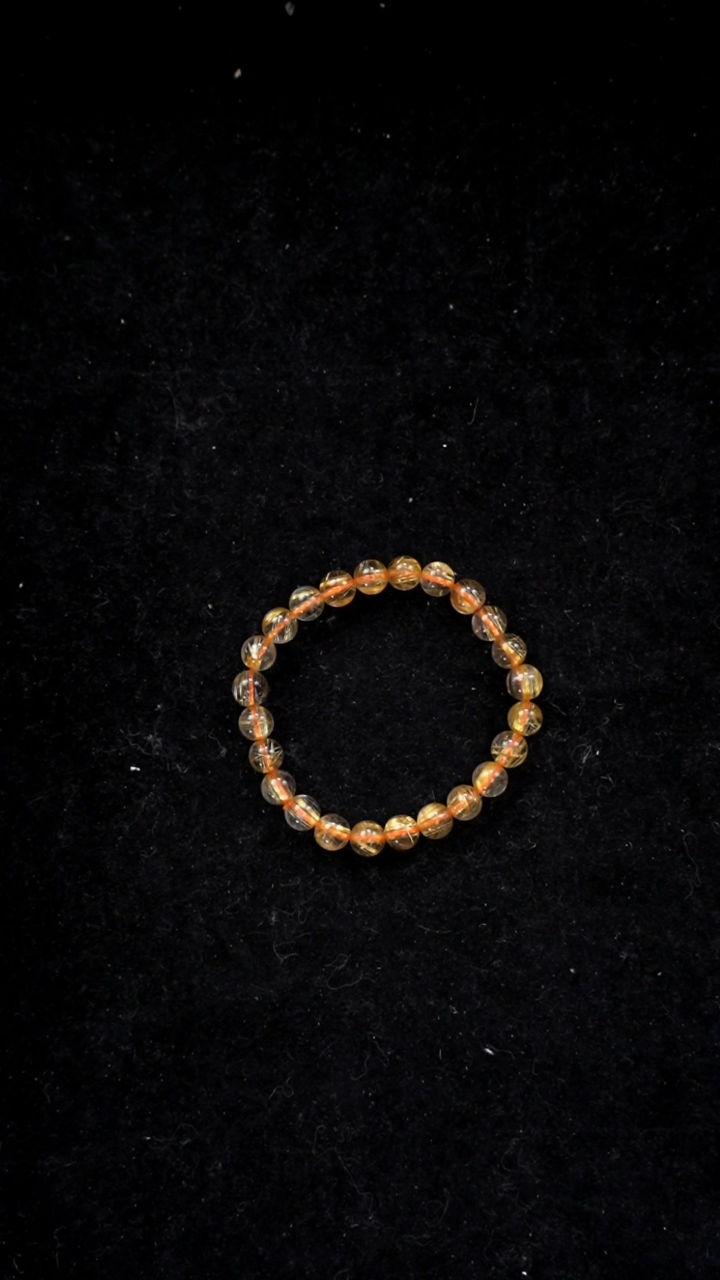 【闪购商品】水晶手链未镶嵌g205 发晶手链7mm+