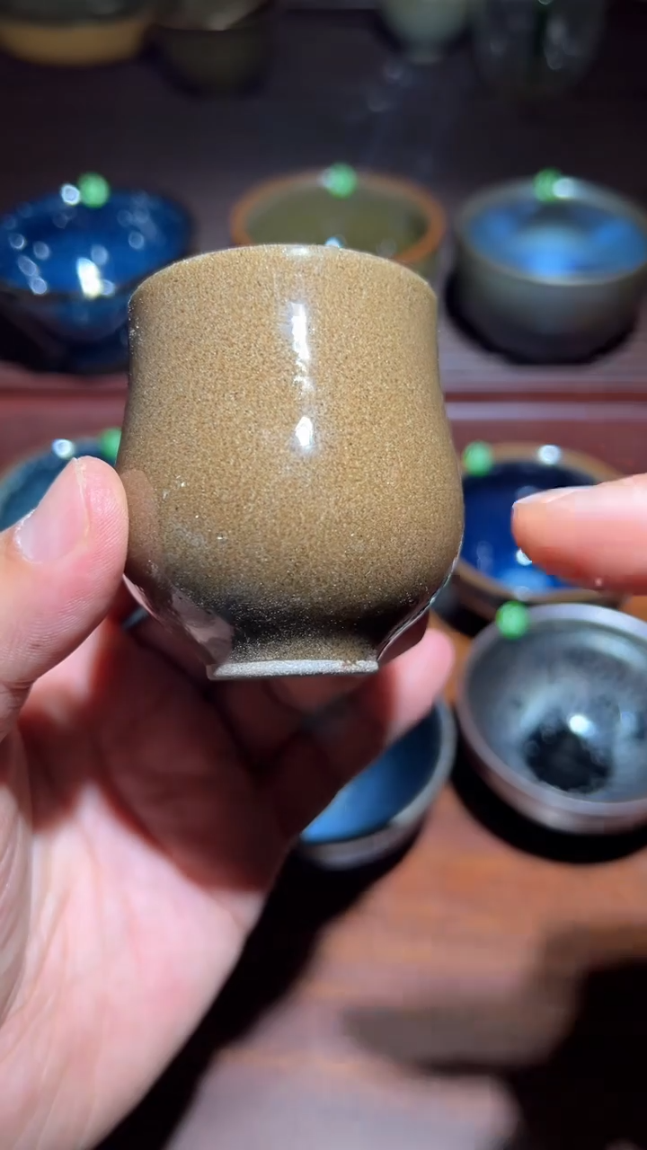 【闪购商品】茶盏36龙窑柴烧主人杯