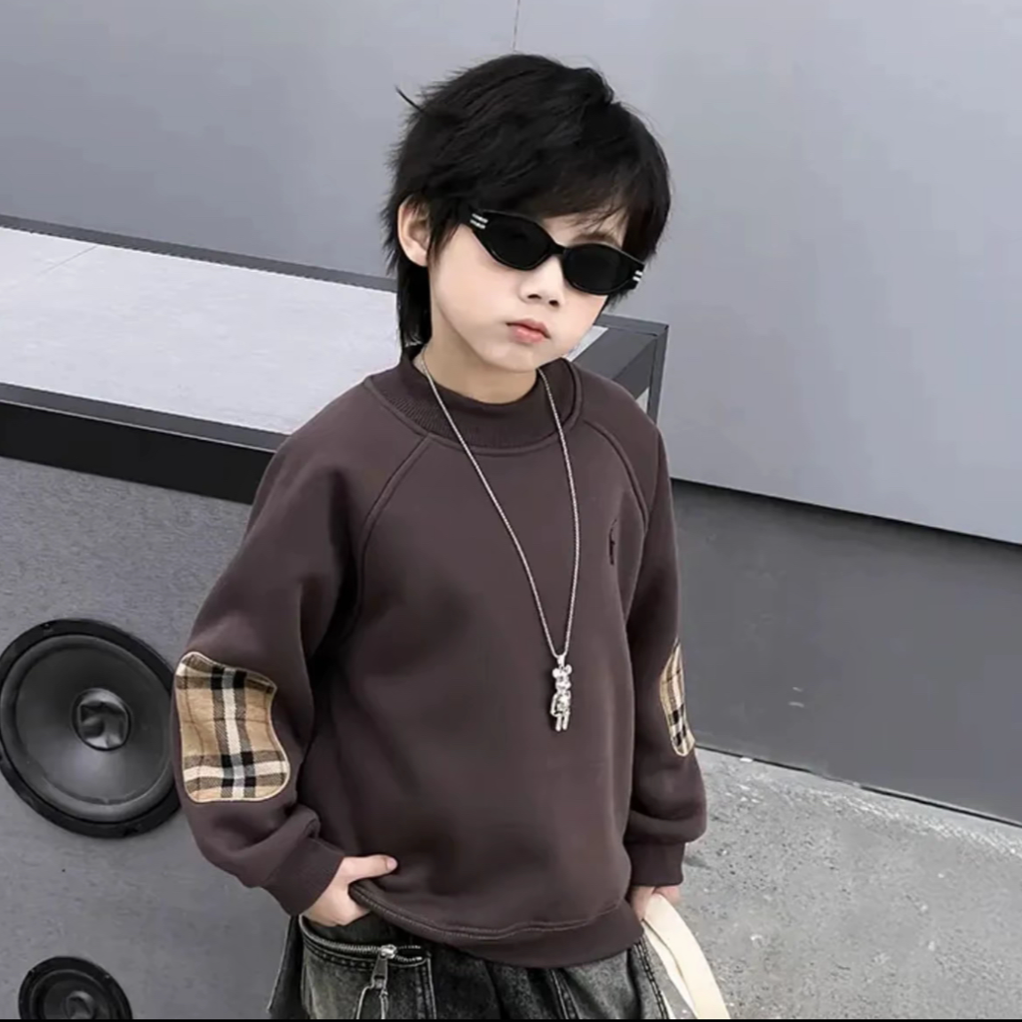 男女童卫裤冬季抗寒2025新款洋气加厚自发热上衣中大童潮百搭保暖