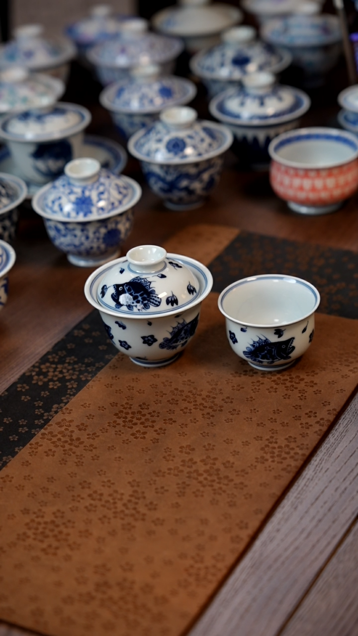 【闪购商品】120鳜鱼盖碗＋杯1411111111
