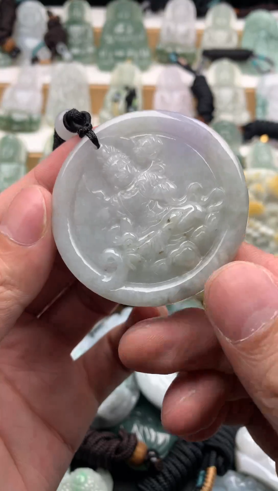 翡翠未镶嵌吊坠(不含链)1