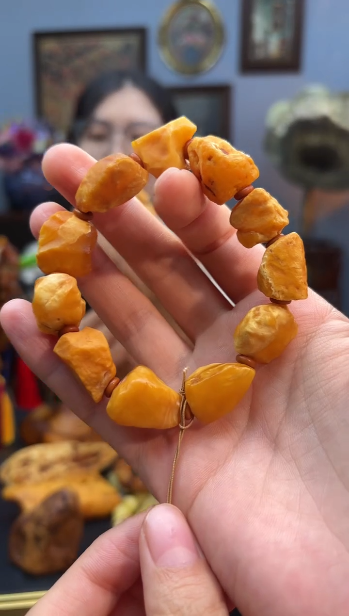 手串琥珀未镶嵌手串