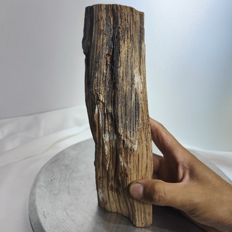 天然崖柏毛料雕刻打粉熏香