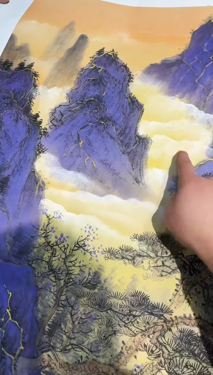 【闪购商品】国画孙桂国老师字画带亲笔合影证书11-71