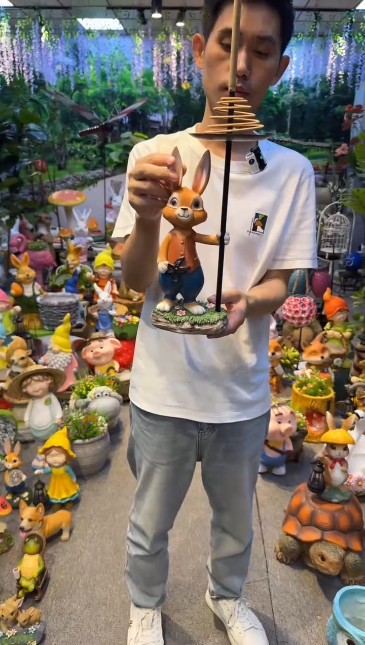 无花朵花园庭院摆件&00&