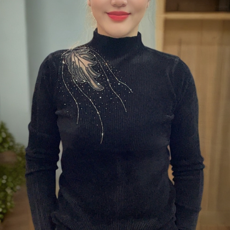 天鹅绒舒适时尚打底衫