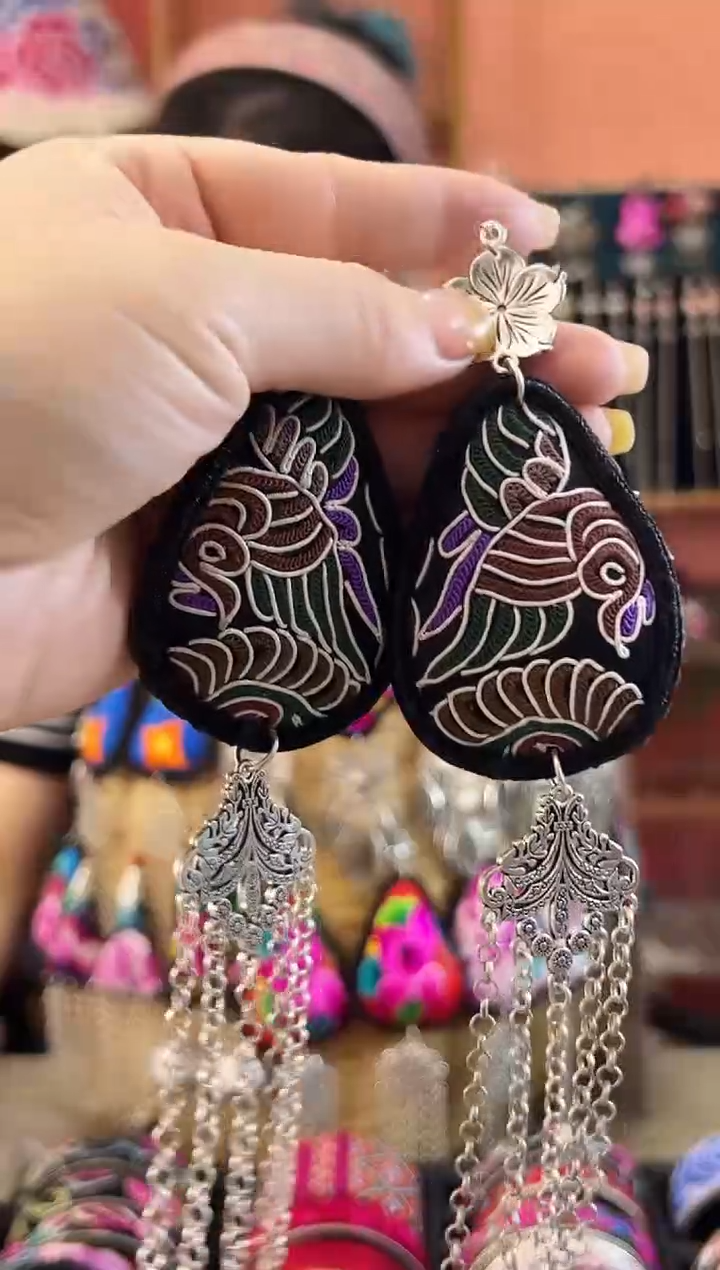 织绣艺枝独绣老绣饰品43