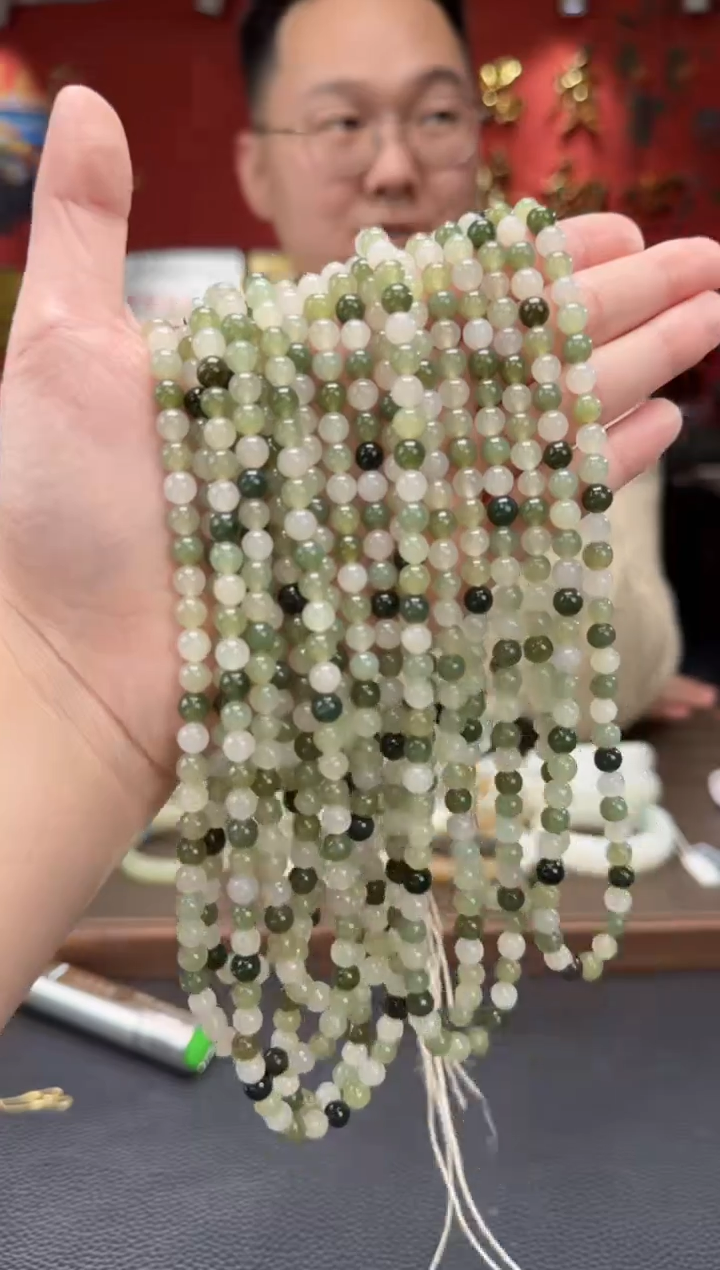 【闪购商品】和田玉颈饰未镶嵌多宝108颗卡6 多样性发货拍一发一