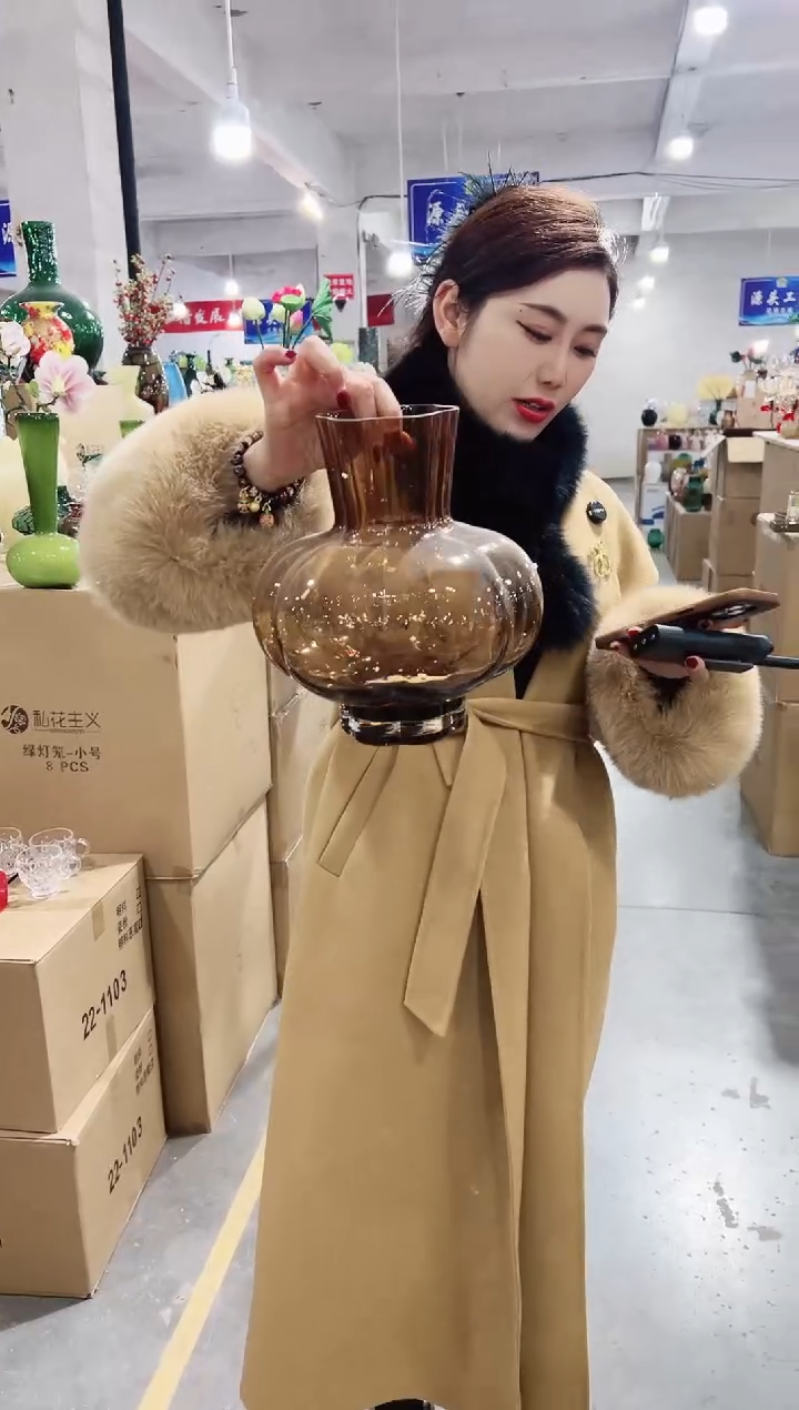 【闪购商品】玻璃私花贸易祁琪-微瑕--UW3LS