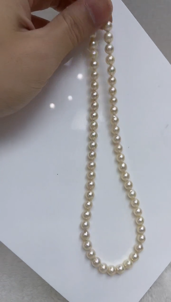 颈饰银S925镶嵌海水珍珠  