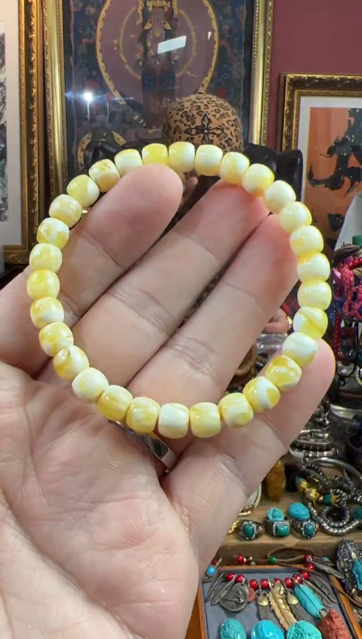 裸石蜜蜡未镶嵌83号 蜜蜡手串套装ylp7.5mm