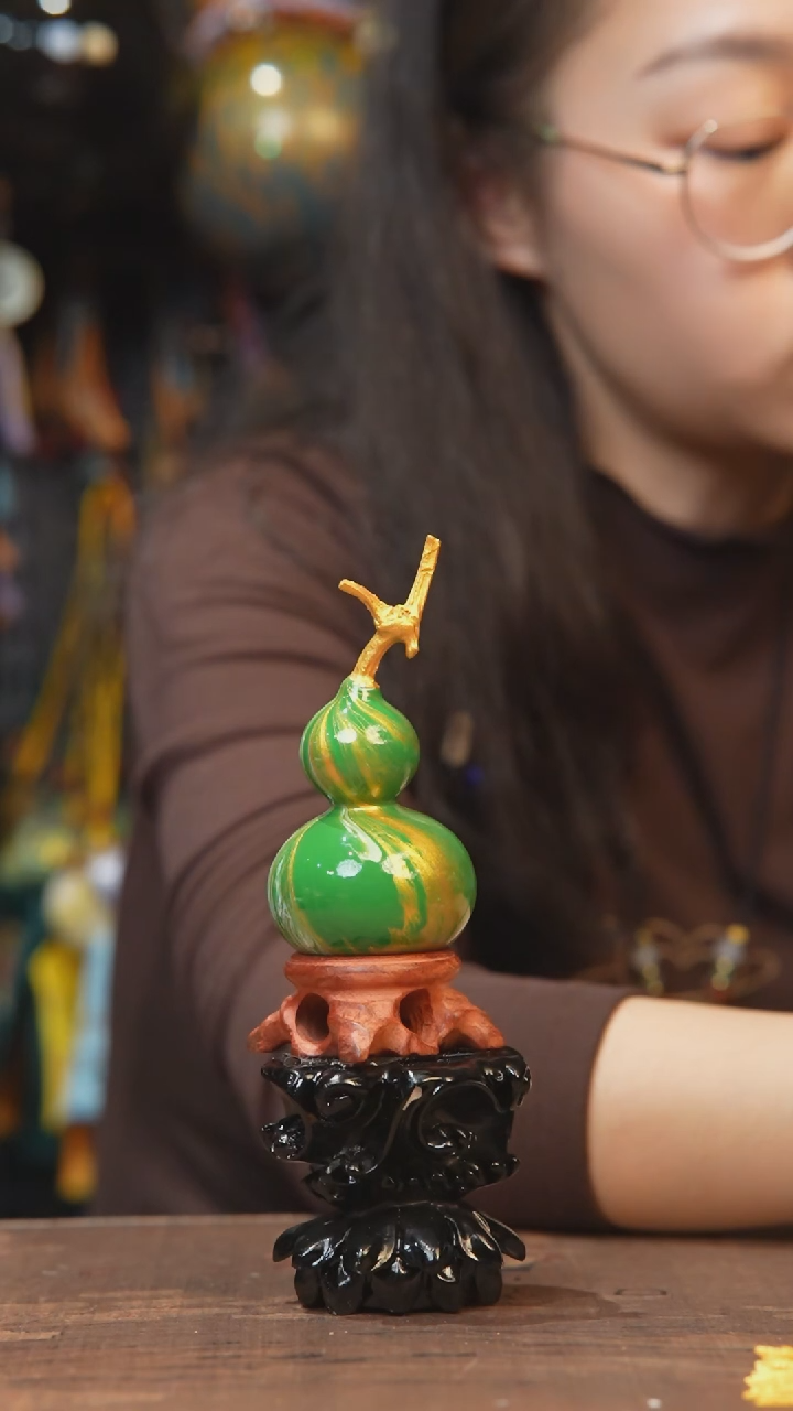 【闪购商品】951号-大漆小葫芦挂件