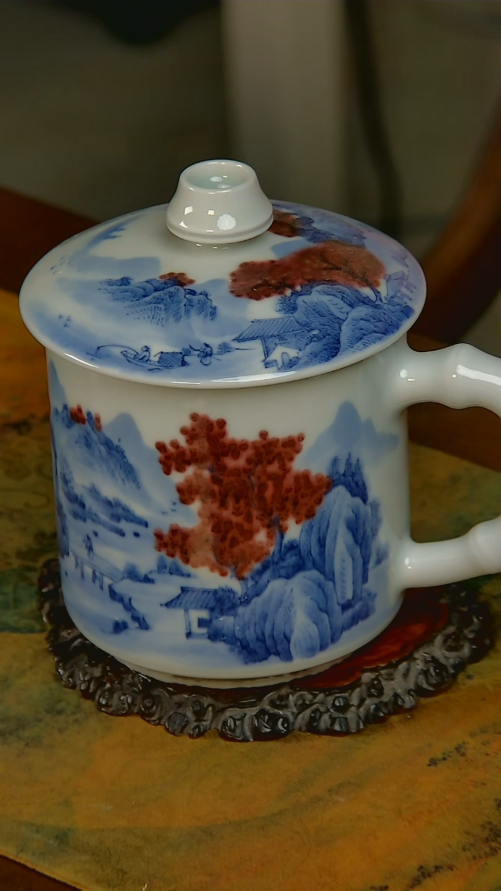 【闪购商品】杯手工手绘杯杯很美丽