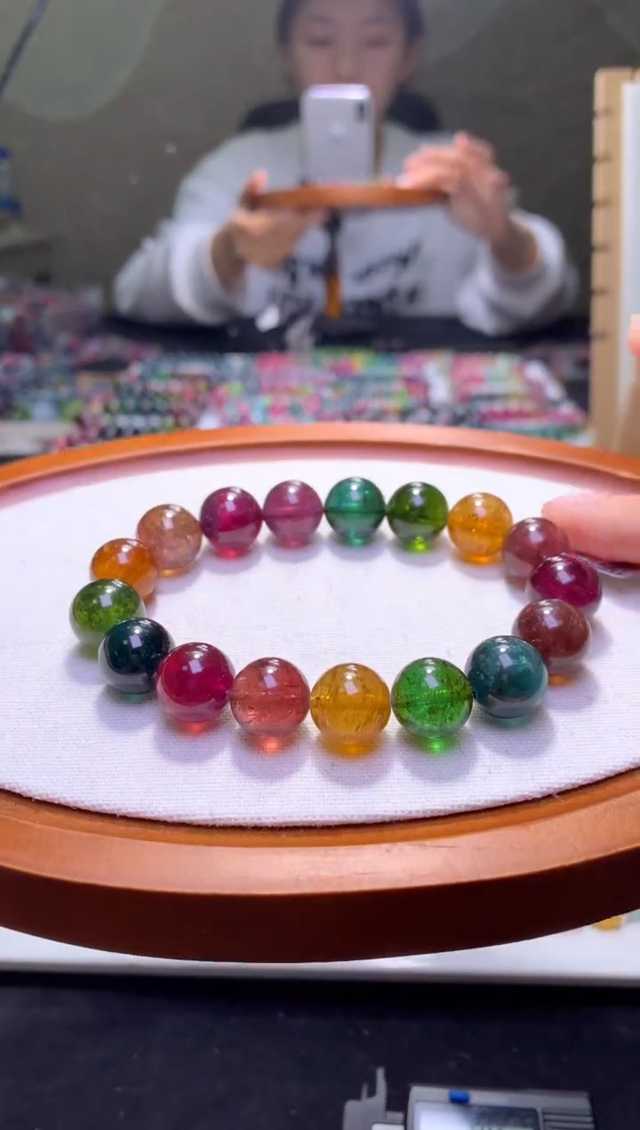 未镶嵌手串碧玺A07【天然碧玺】