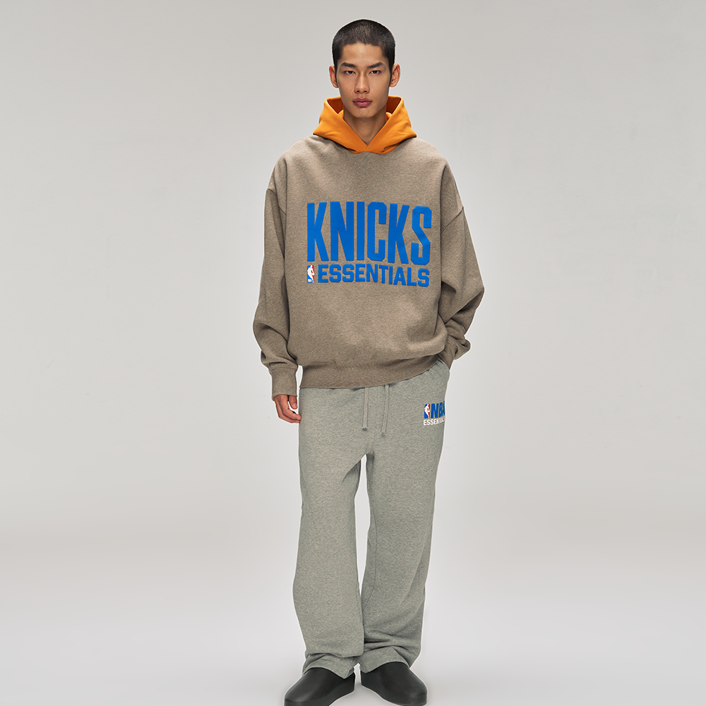 ESSENTIALS FEAR OF GOD 2025 Fall NBA KNICKS联名运动连帽卫衣