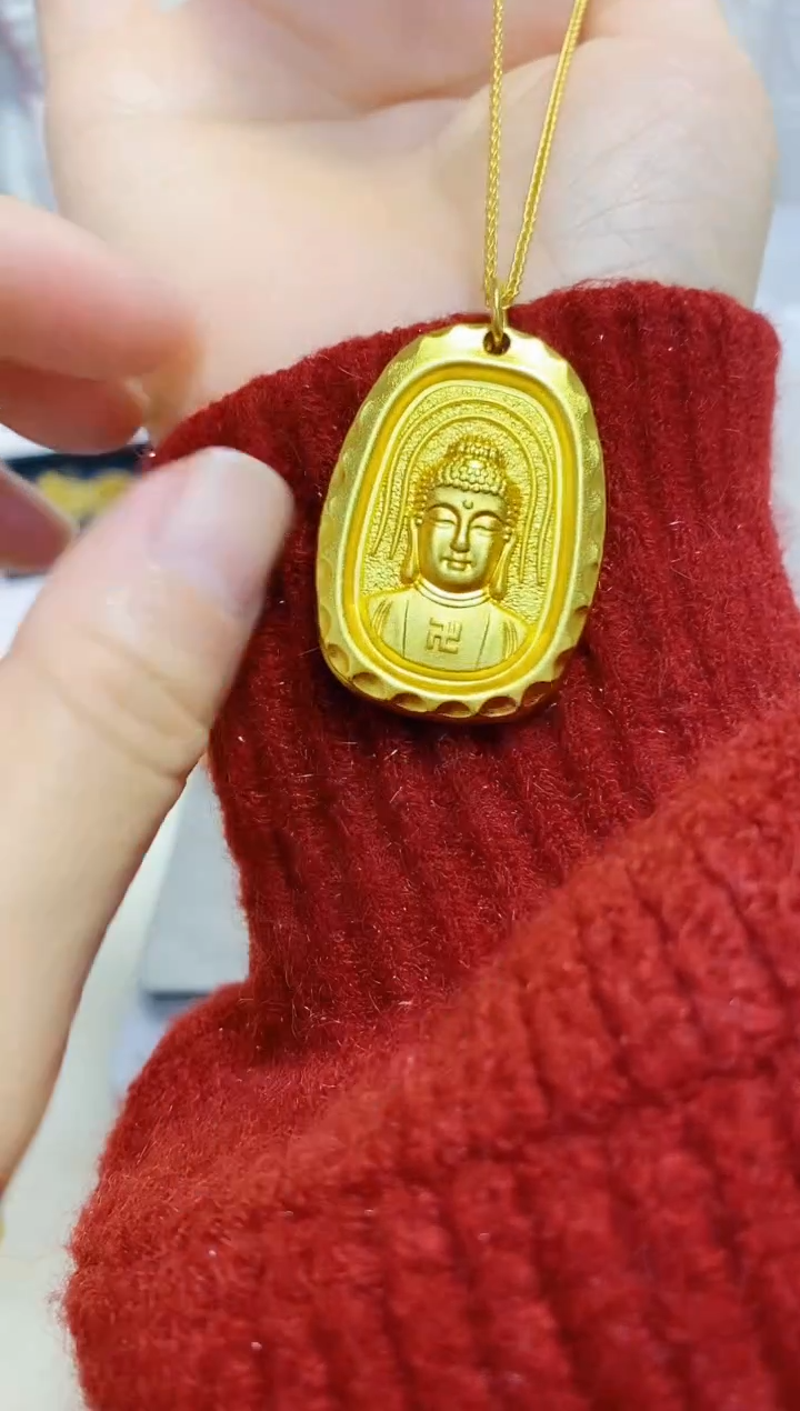 合金无005佛公吊坠