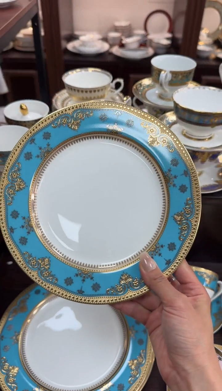 【闪购商品】瓷片8寸平盘1个 福利款