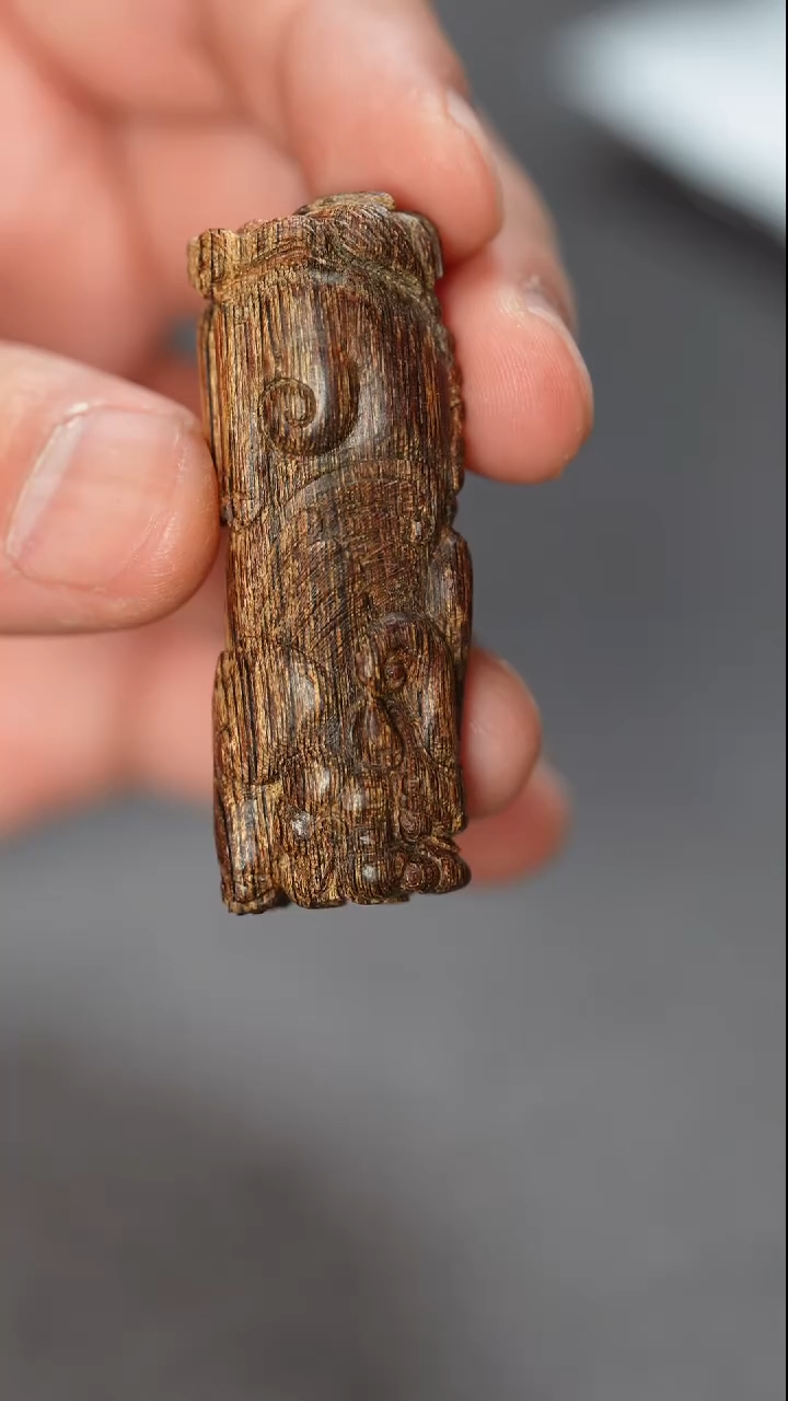 【闪购商品】沉香手串我来弄古董级沉水泥吊坠11.2克