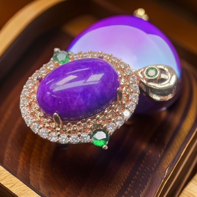 【大喜儿】紫花苏吊坠-QW1242多样性发一