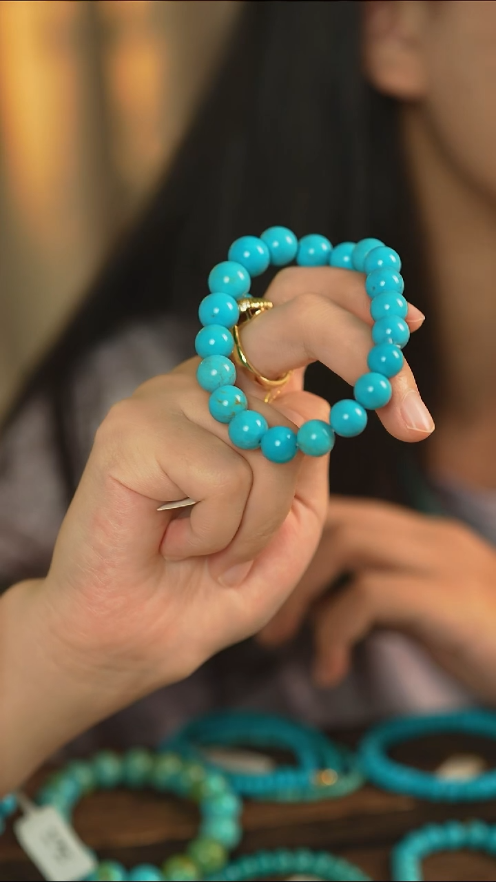 未镶嵌绿松石手串多样性发一