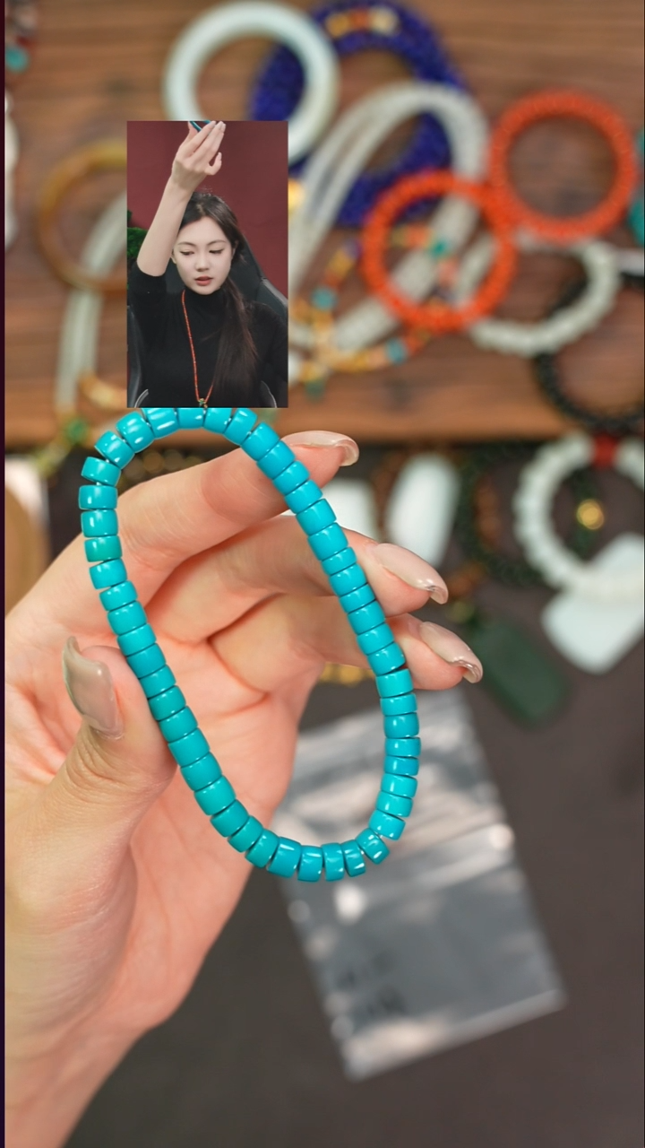 未镶嵌绿松石手串发**萧遇见文玩品质回血