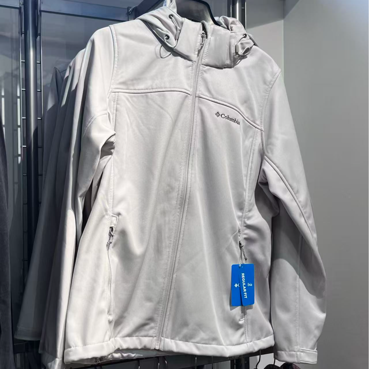 Columbia/哥伦比亚女士灰色软壳外套