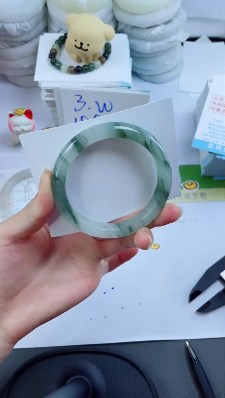 【闪购商品】石英质玉手镯未镶嵌802-58.5
