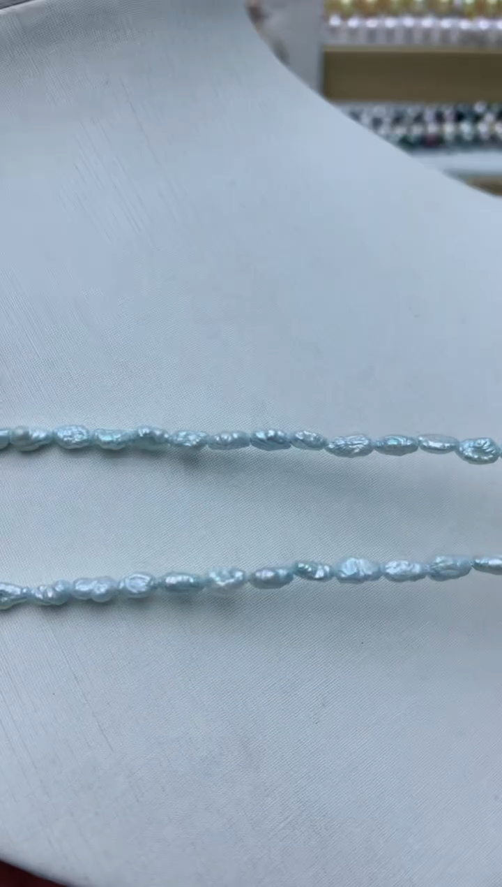 【闪购商品】淡水珍珠项链未镶嵌w2 多样性发其一