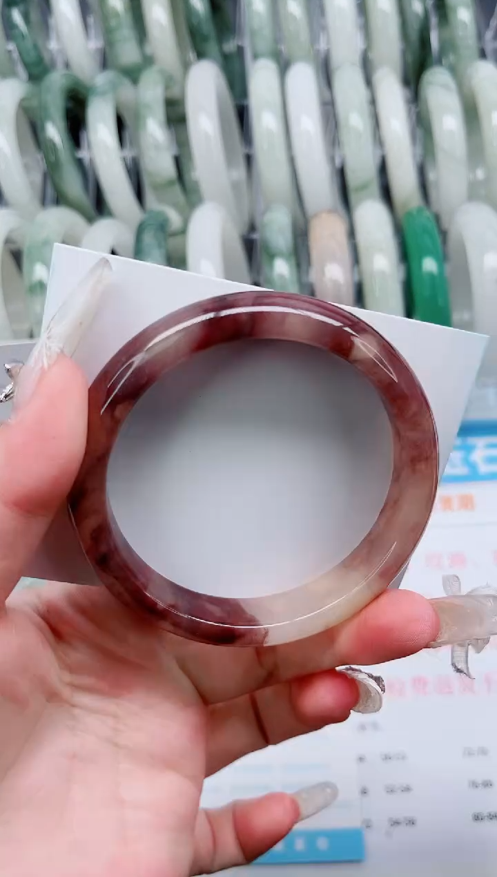 【闪购商品】石英质玉手镯未镶嵌A217-60.6