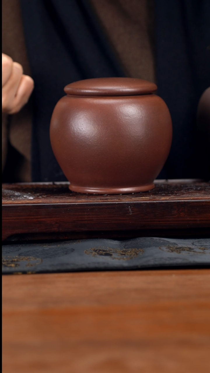 【闪购商品】紫砂茶壶黄龙山原矿紫泥醒茶罐24