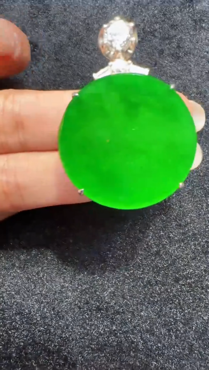 未镶嵌定制翡翠翡翠吊坠166