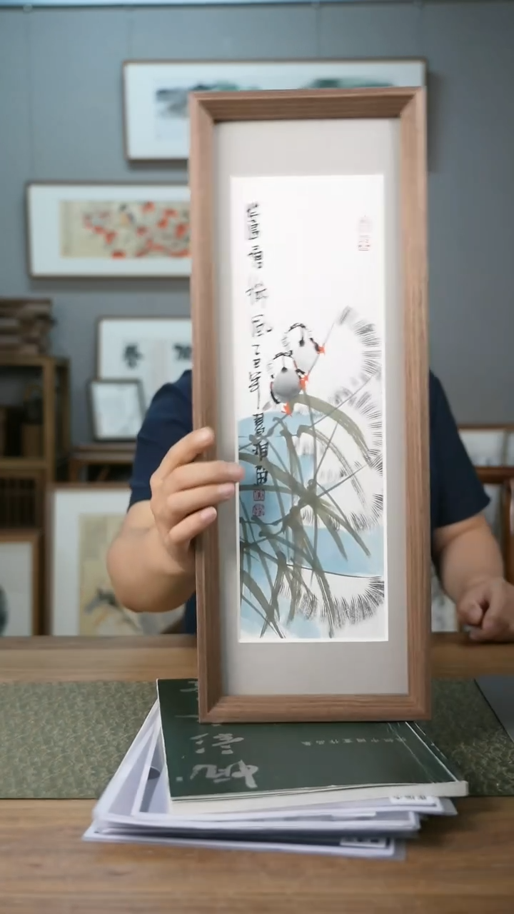 书法手书/绘同款作品-协会会员老师带框作品