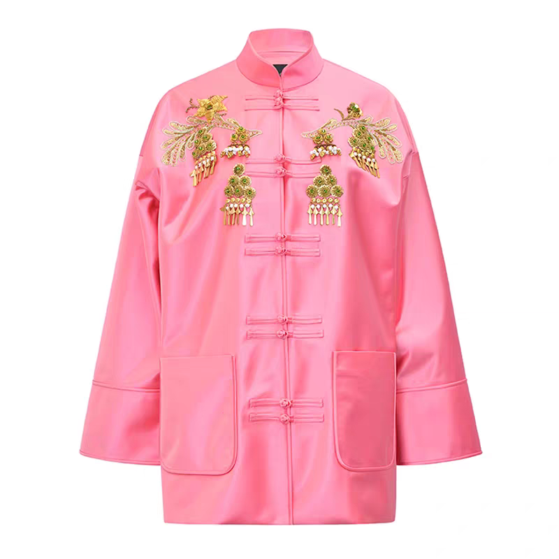 Messential娇玫平布工坊西班牙刺绣外套中国风