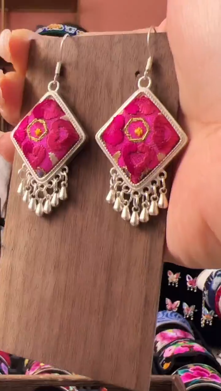 织绣艺枝独绣老绣饰品131