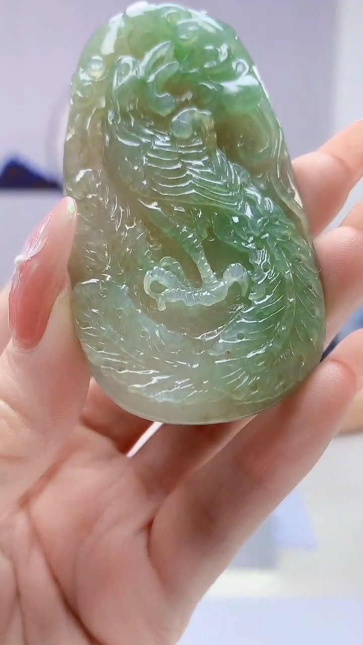 【闪购商品】定制翡翠未镶嵌4688DD-毛货挂件99