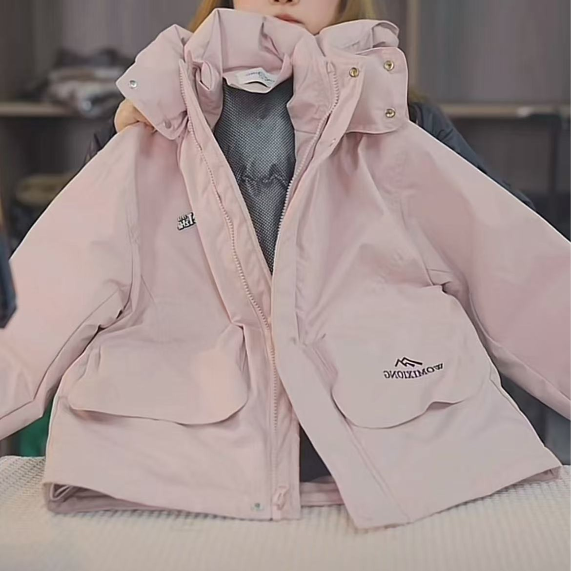 501055 韩版儿童男童女童休闲舒适百搭洋气防寒服加厚外套