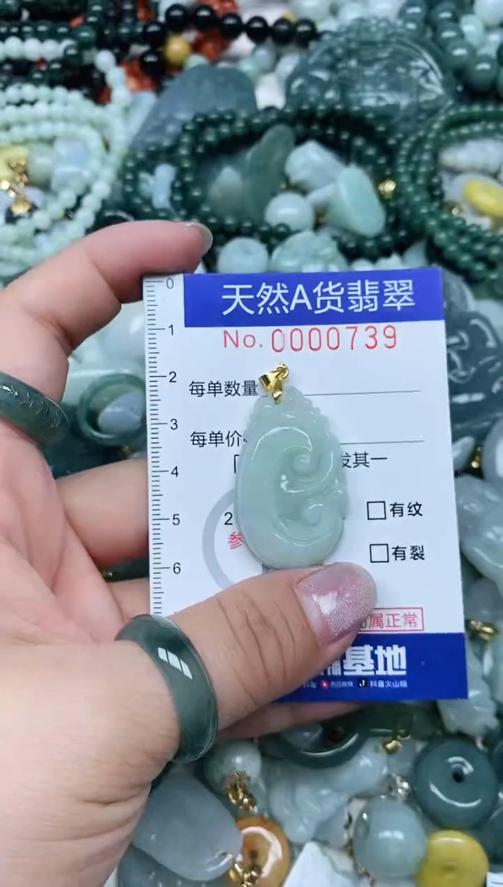 【闪购商品】翡翠吊坠(不含链)未镶嵌翡翠