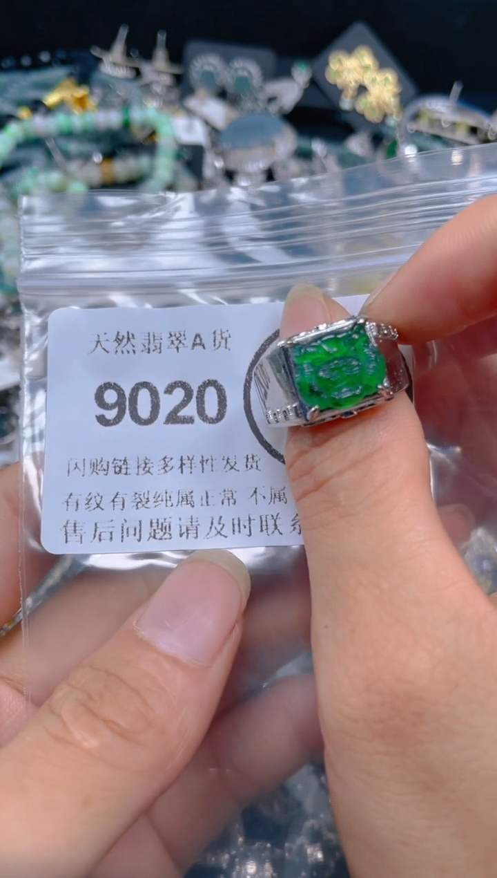 翡翠未镶嵌吊坠(不含链)9020
