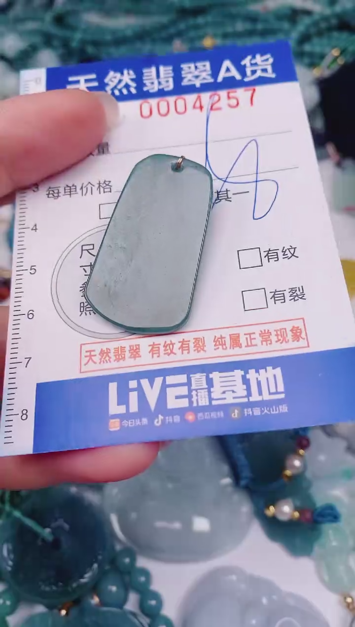 颈饰未镶嵌翡翠00004257